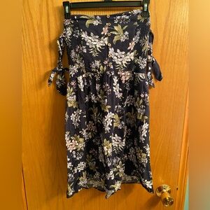 American Eagle blue floral dress Sz M